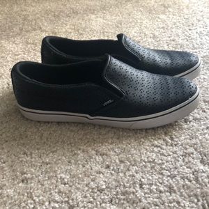 Vans Asher Lo Floral Perforated Slip-On